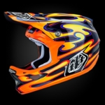 TROY LEE DESIGNS D3 SQUIRT CF BLACK/ORANGE