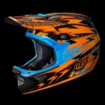 TROY LEE DESIGNS D3 THUNDER ORANGE CARBON