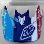 TROY LEE DESIGNS Helmklep D3 Stinger white/blue